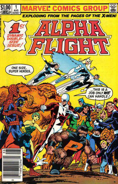Alpha Flight (1st Series) #1 Newsstand Edition