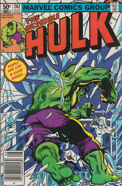 The Incredible Hulk #262 Newsstand Edition