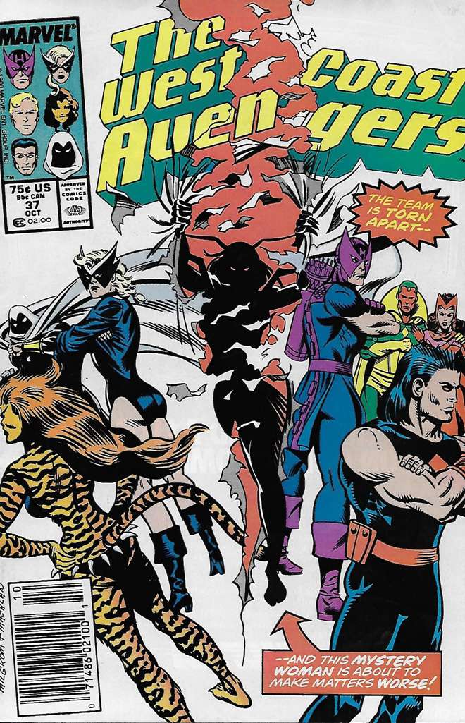 West Coast Avengers #37 Newsstand Edition