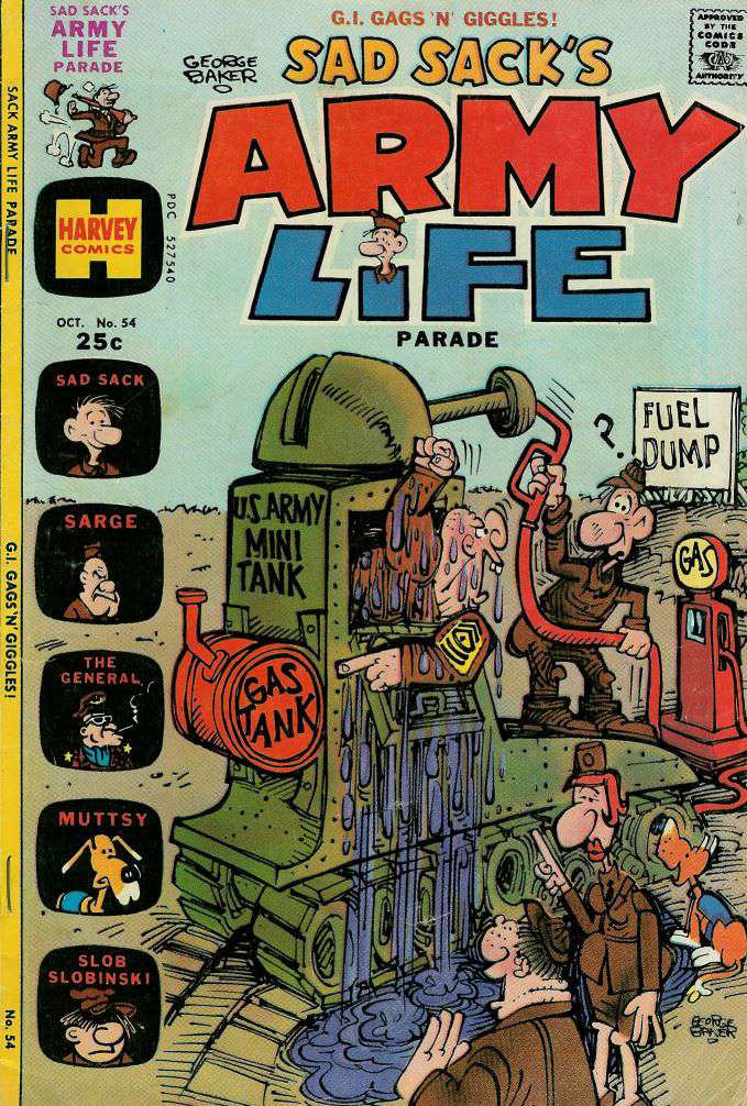 Sad Sack Army Life Parade #54