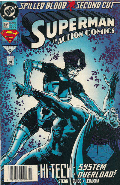 Action Comics #694 Newsstand Edition