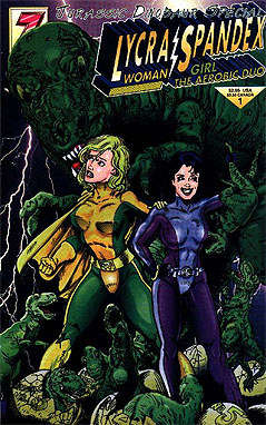 Lycra Woman and Spandex Girl Jurassic Dinosaur Special