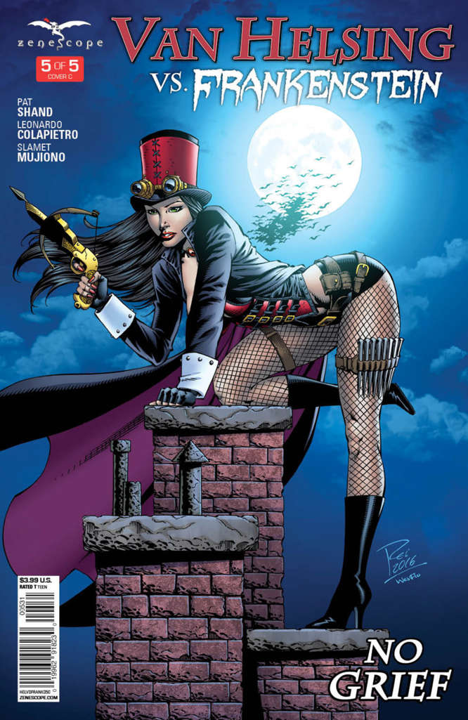 Van Helsing vs. Frankenstein #5 Variation C