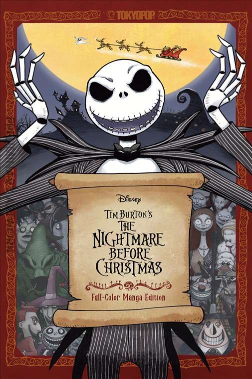 Disney Tim Burton’s the Nightmare Before Christmas Full-Color Manga Edition