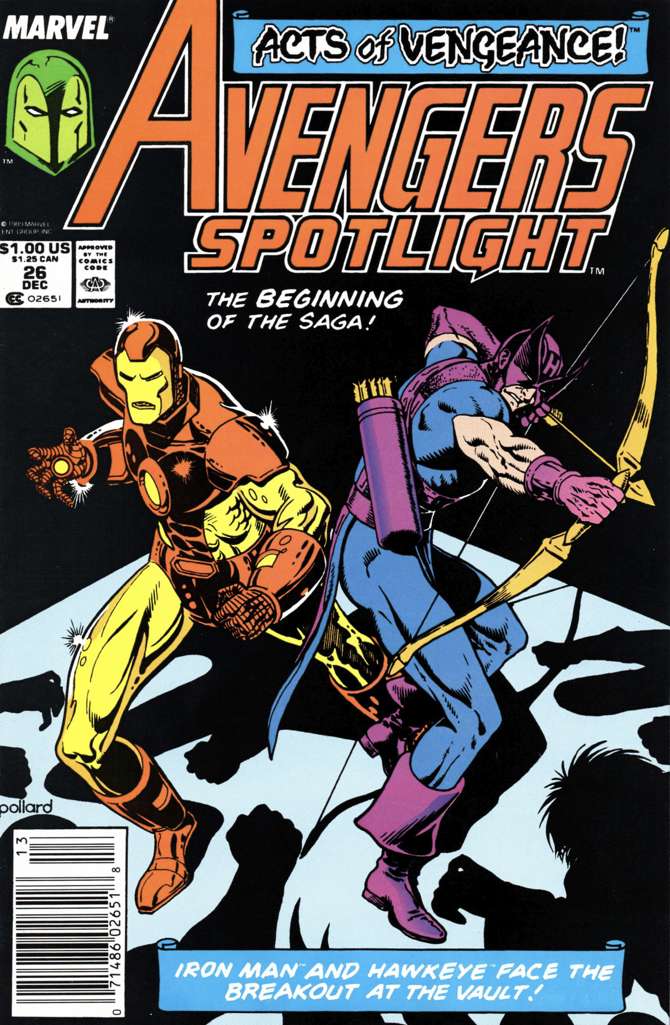 Avengers Spotlight #26 Newsstand Edition