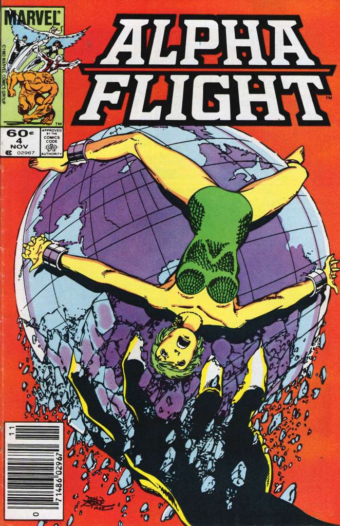 Alpha Flight (1st Series) #4 Newsstand Edition