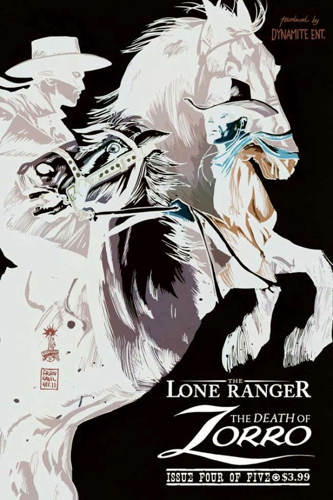 The Lone Ranger & Zorro: Death of Zorro #4 Variation B