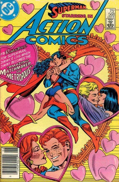 Action Comics #568 Newsstand Edition