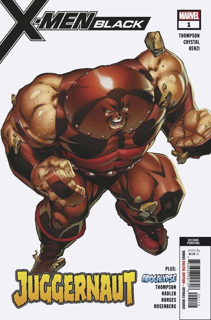 X-Men: Black—Juggernaut #1  - 2nd printing