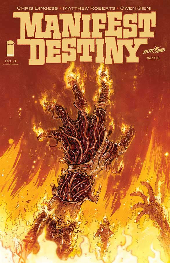 Manifest Destiny #3  - 2nd printing