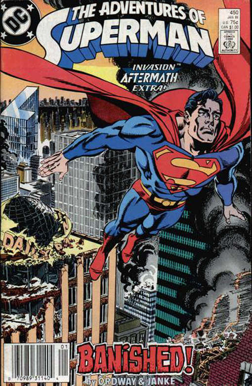 Adventures of Superman #450 Newsstand Edition