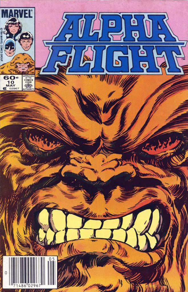 Alpha Flight (1st Series) #10 Newsstand Edition