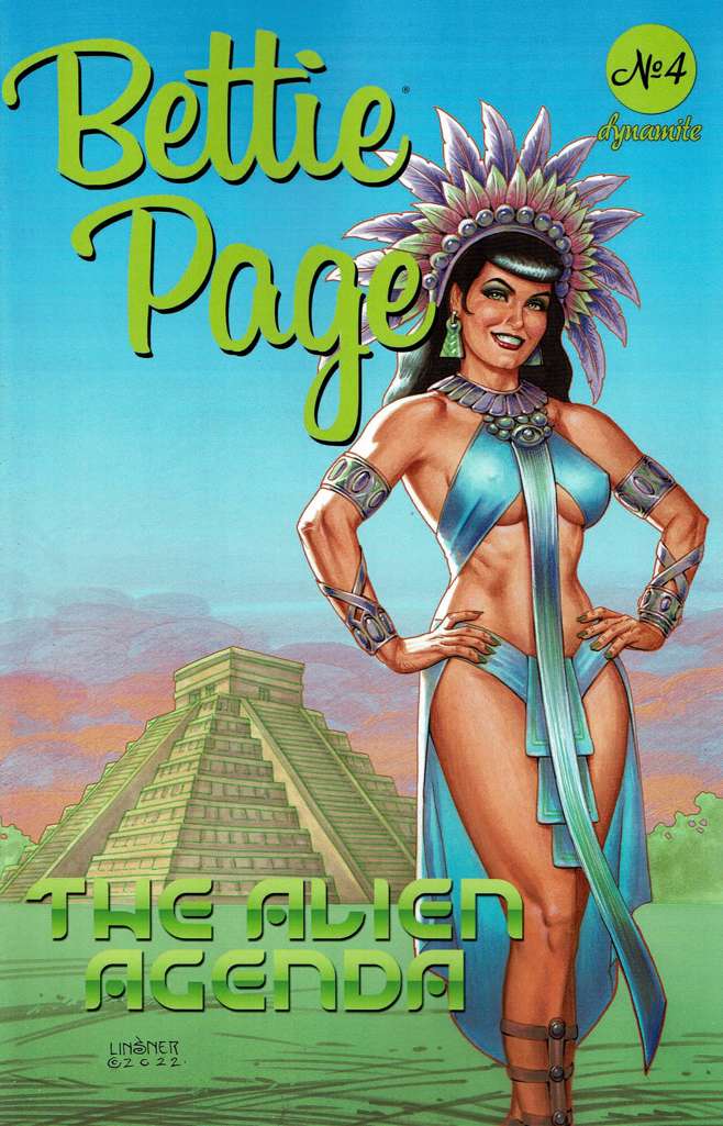 Bettie Page and the Alien Agenda #4 Variation A