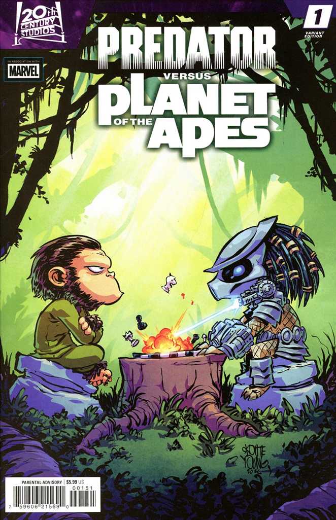Predator vs. Planet of the Apes #1 Variation D