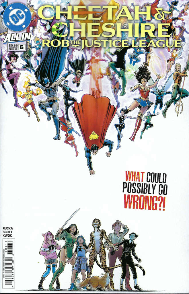 Cheetah & Cheshire Rob the Justice League #6 Variation A