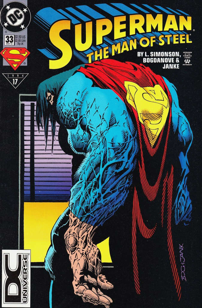 Superman: The Man of Steel #33  - 2nd printing