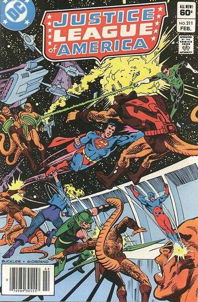 Justice League of America #211 Newsstand Edition
