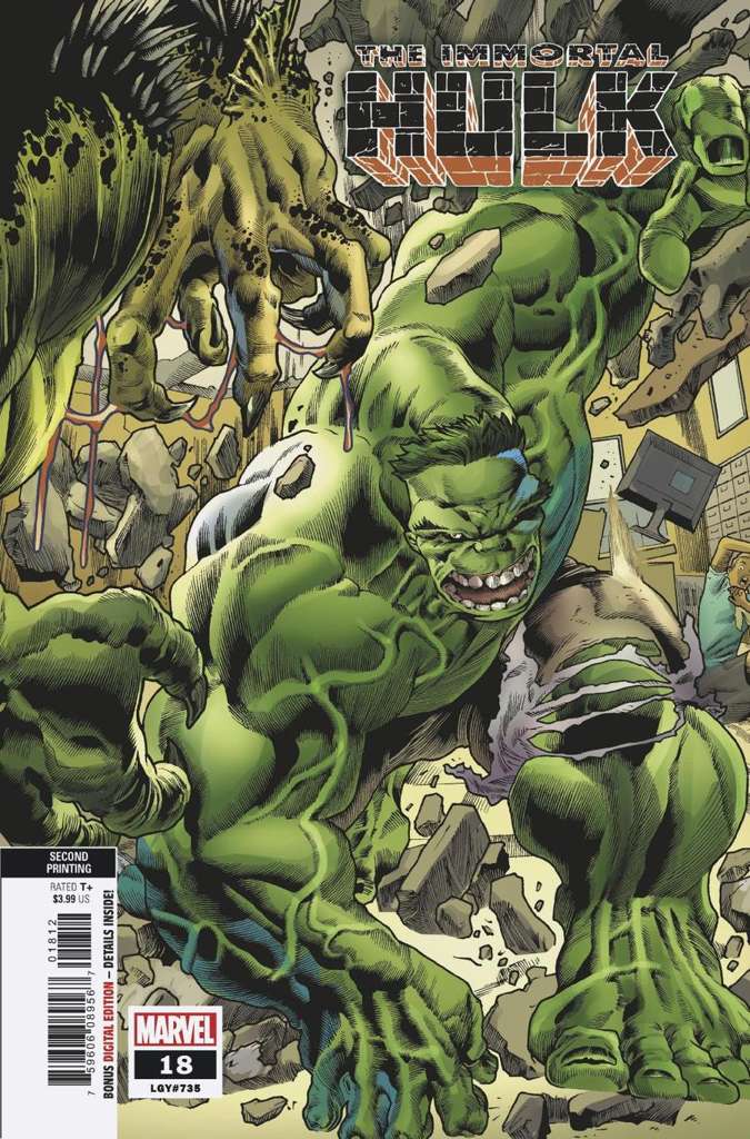 Immortal Hulk #18  - 2nd printing
