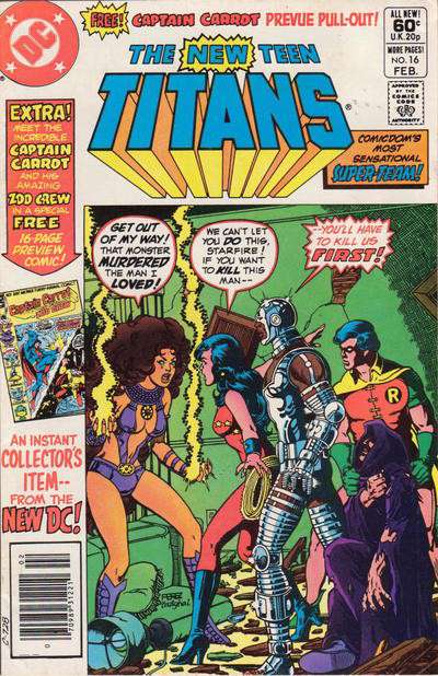 The New Teen Titans (1st Series) #16 Newsstand Edition