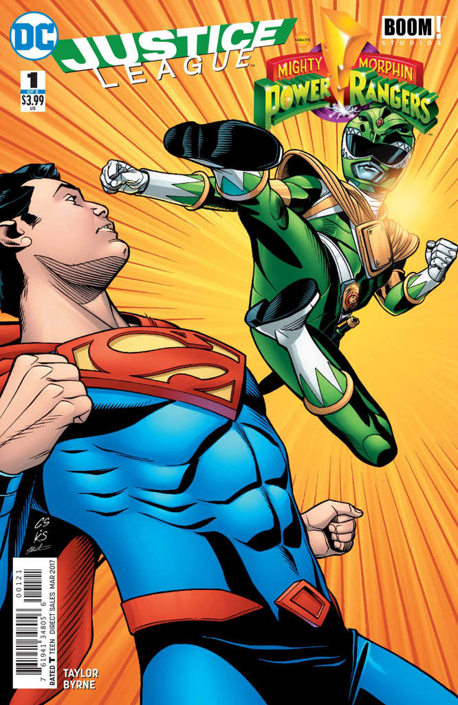 Justice League/Power Rangers #1 Variation A