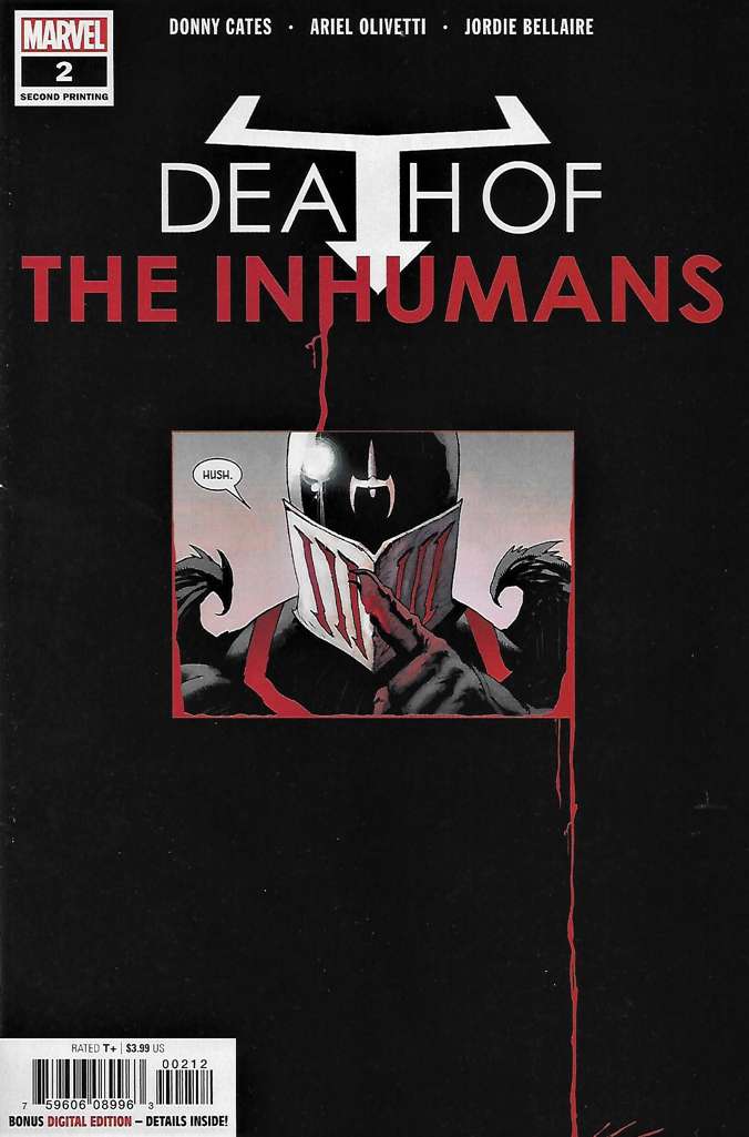 Death of Inhumans #2  - 2nd printing