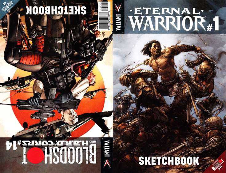 Eternal Warrior/Bloodshot and H.A.R.D. Corps Flip Sketchbook