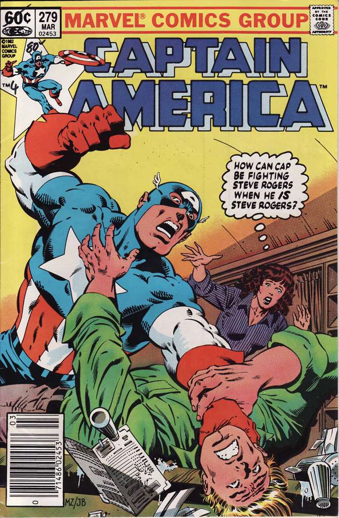 Captain America (1st Series) #279 Newsstand Edition