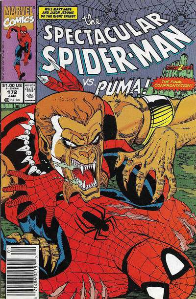 The Spectacular Spider-Man #172 Newsstand Edition
