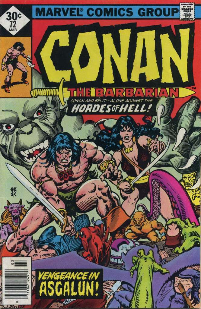 Conan the Barbarian #72 Variation A