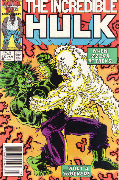 The Incredible Hulk #327 Newsstand Edition