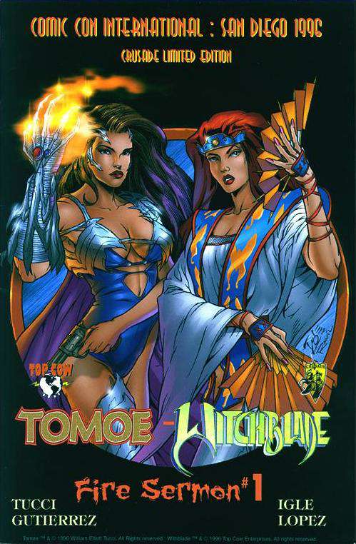 Tomoe/Witchblade: Fire Sermon Ashcan #1