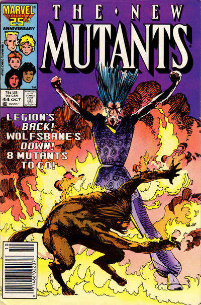 The New Mutants #44 Newsstand Edition