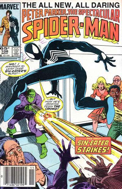 The Spectacular Spider-Man #108 Newsstand Edition