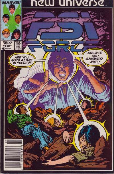 Psi-Force #11 Newsstand Edition
