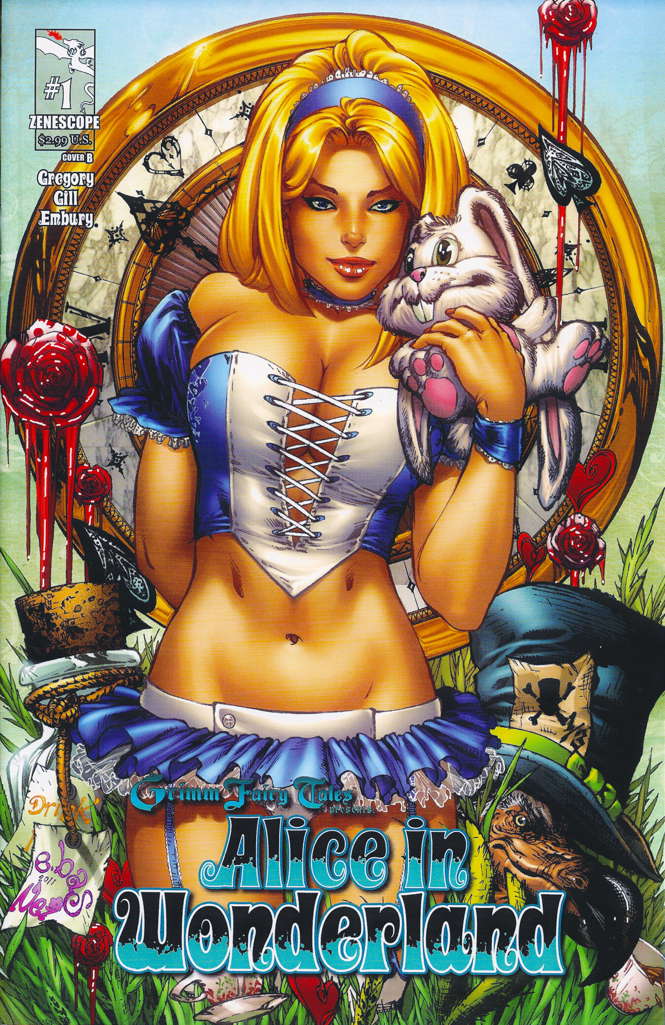 Grimm Fairy Tales presents Alice in Wonderland #1 Variation B