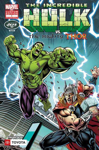 The Incredible Hulk vs. The Mighty Thor: New York Jets Exclusive