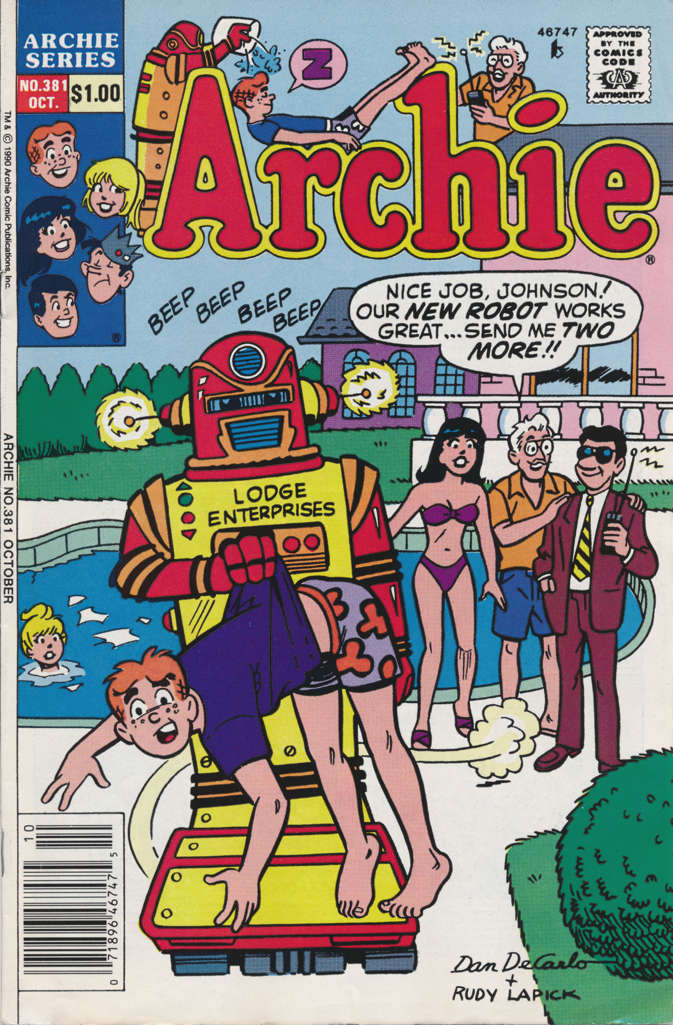 Archie #381 Newsstand Edition