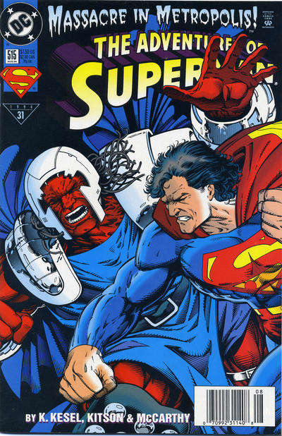 Adventures of Superman #515 Newsstand Edition