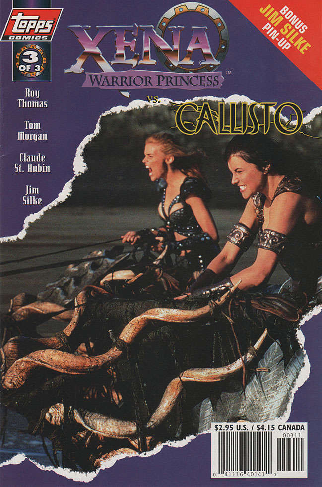 Xena: Warrior Princess vs. Callisto #3 Special Cover