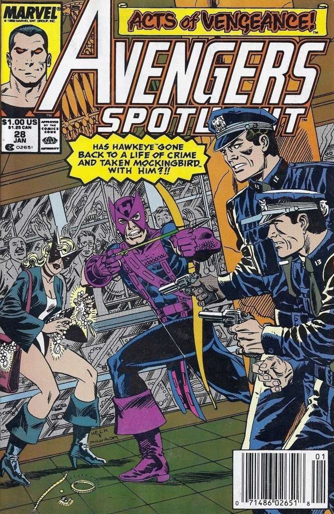 Avengers Spotlight #28 Newsstand Edition