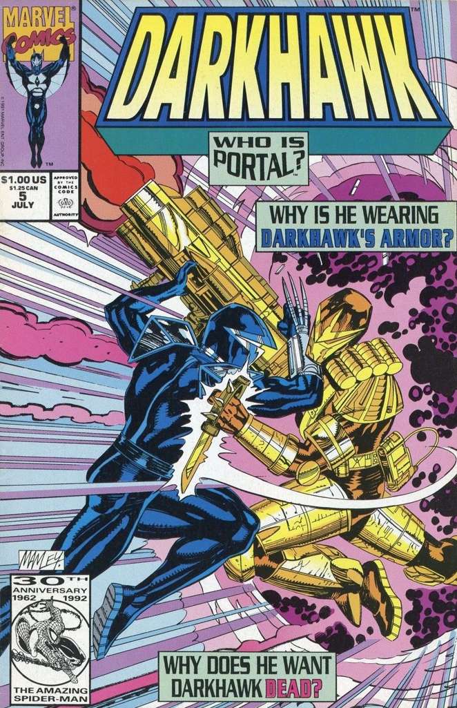 Darkhawk #5  - 2nd printing