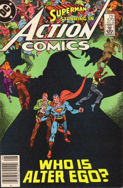 Action Comics #570 Newsstand Edition