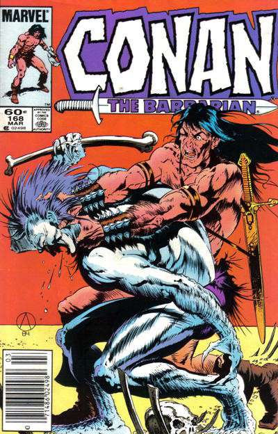 Conan the Barbarian #168 Newsstand Edition