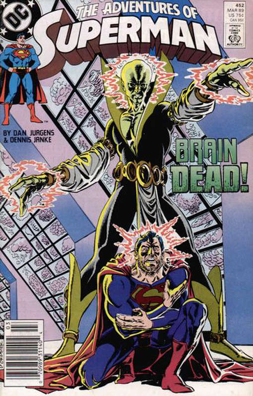Adventures of Superman #452 Newsstand Edition
