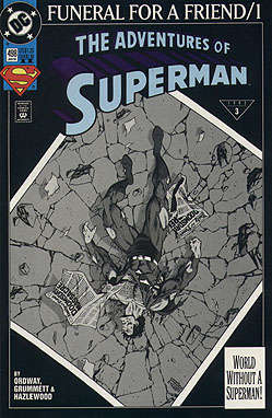 Adventures of Superman #498  - 2nd printing