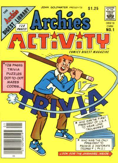 Archie’s Activity Comics Digest Magazine