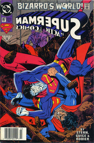 Action Comics #697 Newsstand Edition
