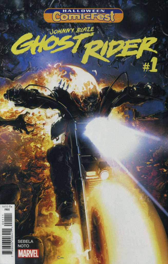 Damnation: Johnny Blaze—Ghost Rider #1  - 2nd printing