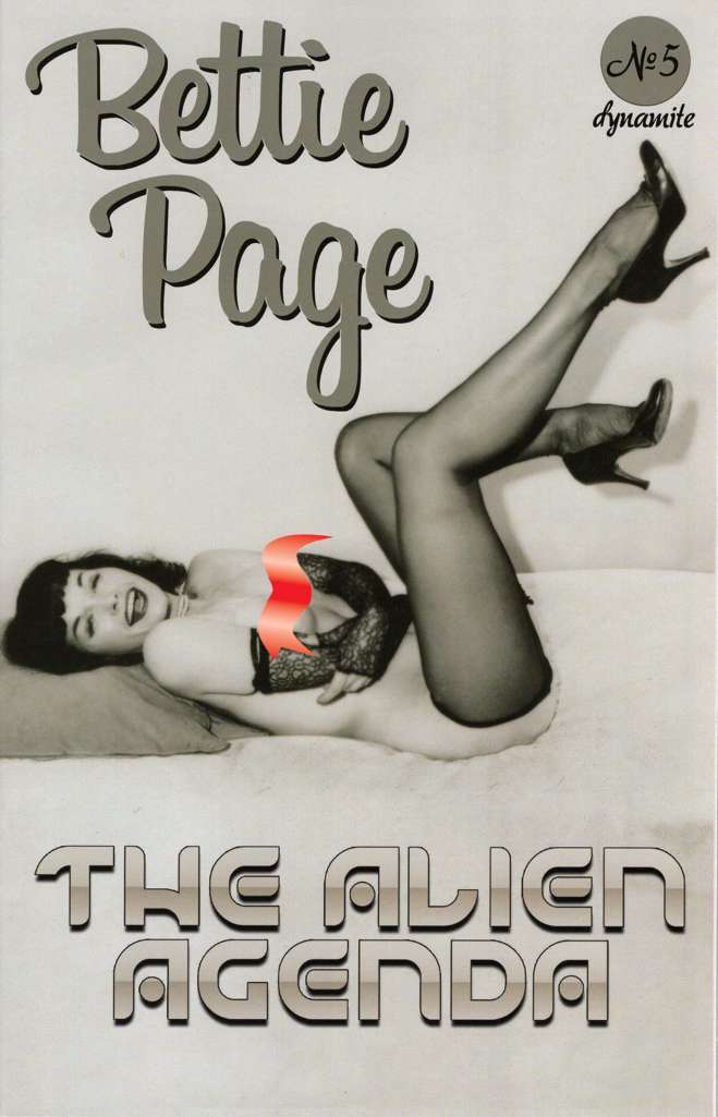 Bettie Page and the Alien Agenda #5 Variation J