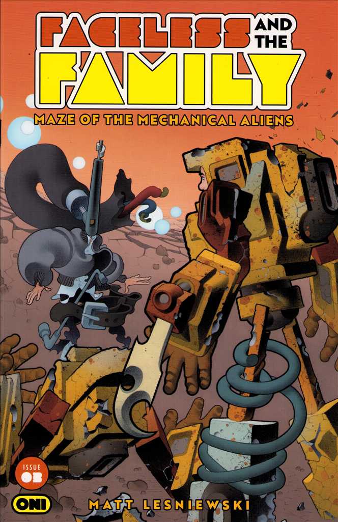Faceless and the Family: Maze of the Mechanical Aliens #3 Variation A